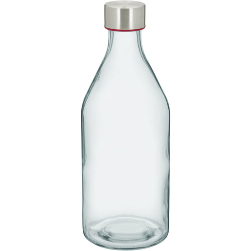 Garrafa de Vidro Home&Co 1L Transparente 25x9x9cm à Prova de Vazamentos