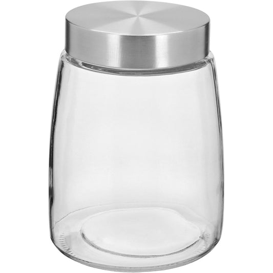 Pote de Vidro Transparente 1,2L Home&Co 16x12x12cm para Alimentos