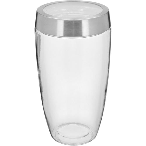 Pote de Vidro Transparente Home&Co 1,6L 22x12cm para Armazenamento