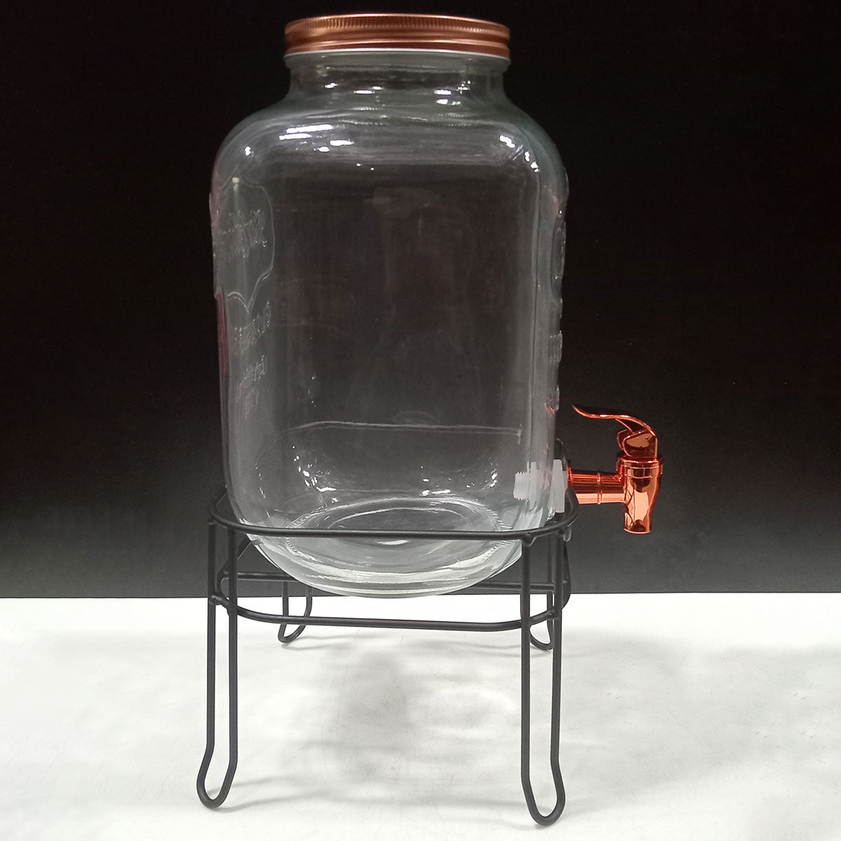 Refresqueira de Vidro 5L Home&Co Transparente com Torneira 38x19cm