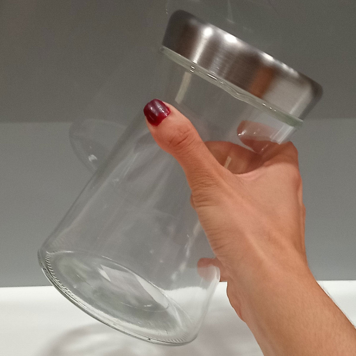 Pote de Vidro Home&Co 710ml Transparente 18,2x11x11cm Hermético