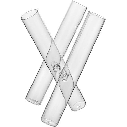 Vaso Tubos Borossilicato 12x21x13cm Transparente