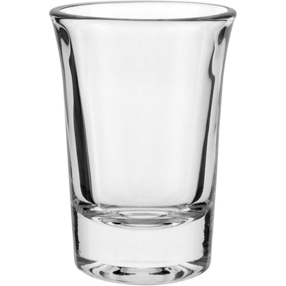Copo Shot de Vidro Transparente 35ml - 6 Peças 6x4cm