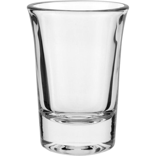 Copo Shot de Vidro Transparente 35ml - 6 Peças 6x4cm