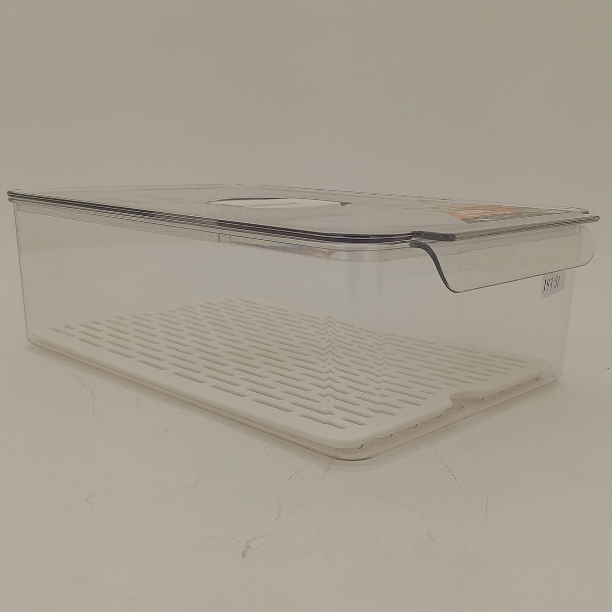 Caixa Organizadora para Geladeira Acrílico Transparente 10x21x32cm