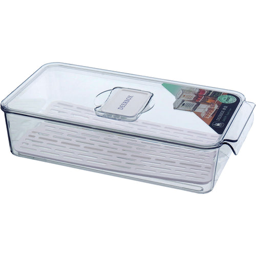 Caixa Organizadora para Geladeira Acrílico Transparente 7x16x31cm