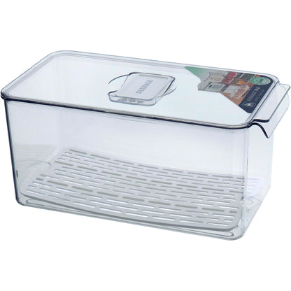 Caixa Organizadora para Geladeira Acrílica Transparente 14x16x31cm