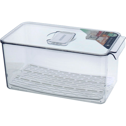 Caixa Organizadora para Geladeira Acrílica Transparente 14x16x31cm