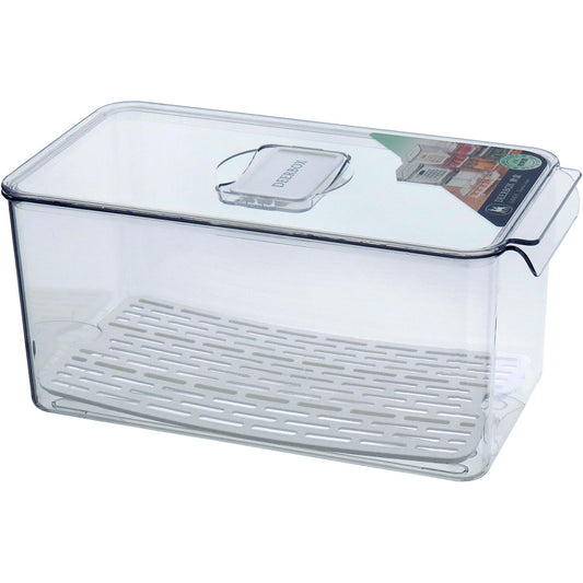 Caixa Organizadora para Geladeira Acrílica Transparente 14x16x31cm