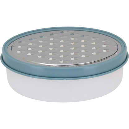 Ralador Inox com Recipiente 6x12x17cm Cinza - Lâminas Afiadas