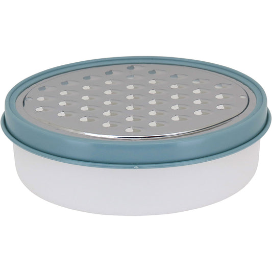 Ralador Inox com Recipiente 6x12x17cm Cinza - Lâminas Afiadas