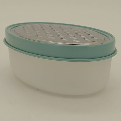 Ralador Inox com Recipiente 6x12x17cm Cinza - Lâminas Afiadas