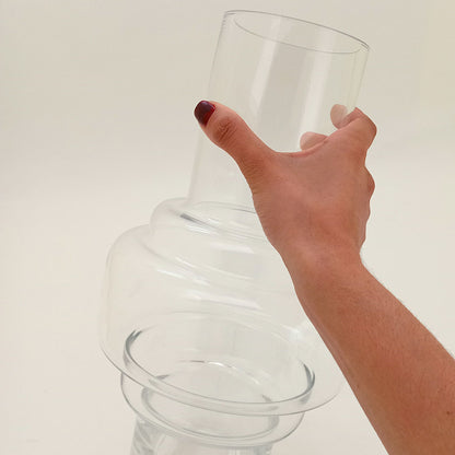 Vaso Vidro 25x15x15cm Transparente