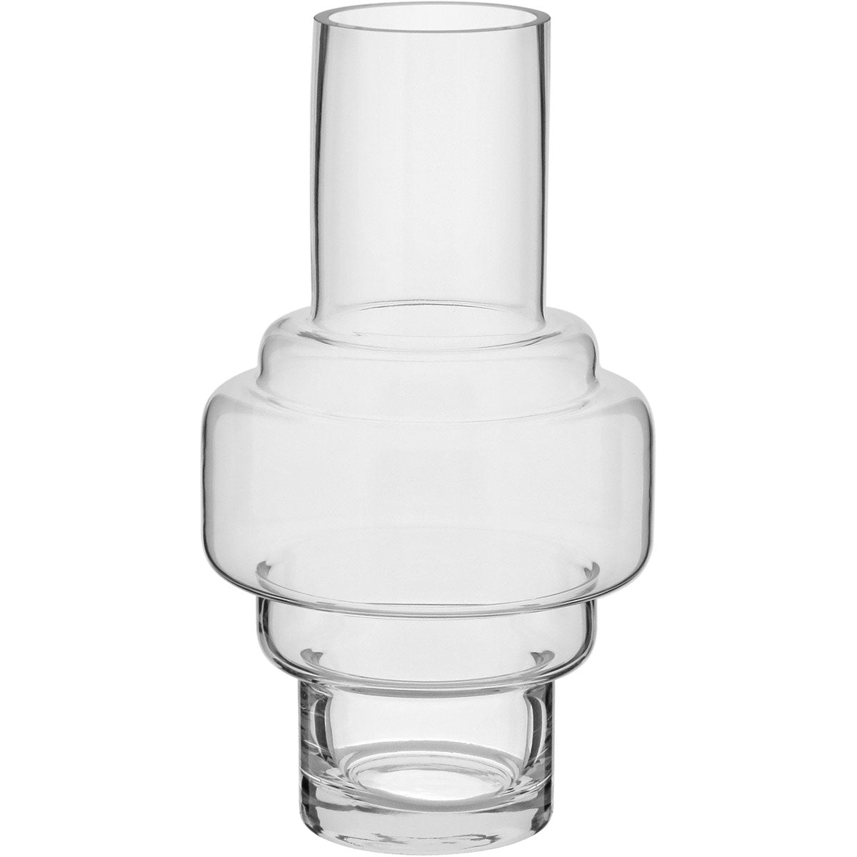 Vaso Vidro 35x20x20cm Transparente