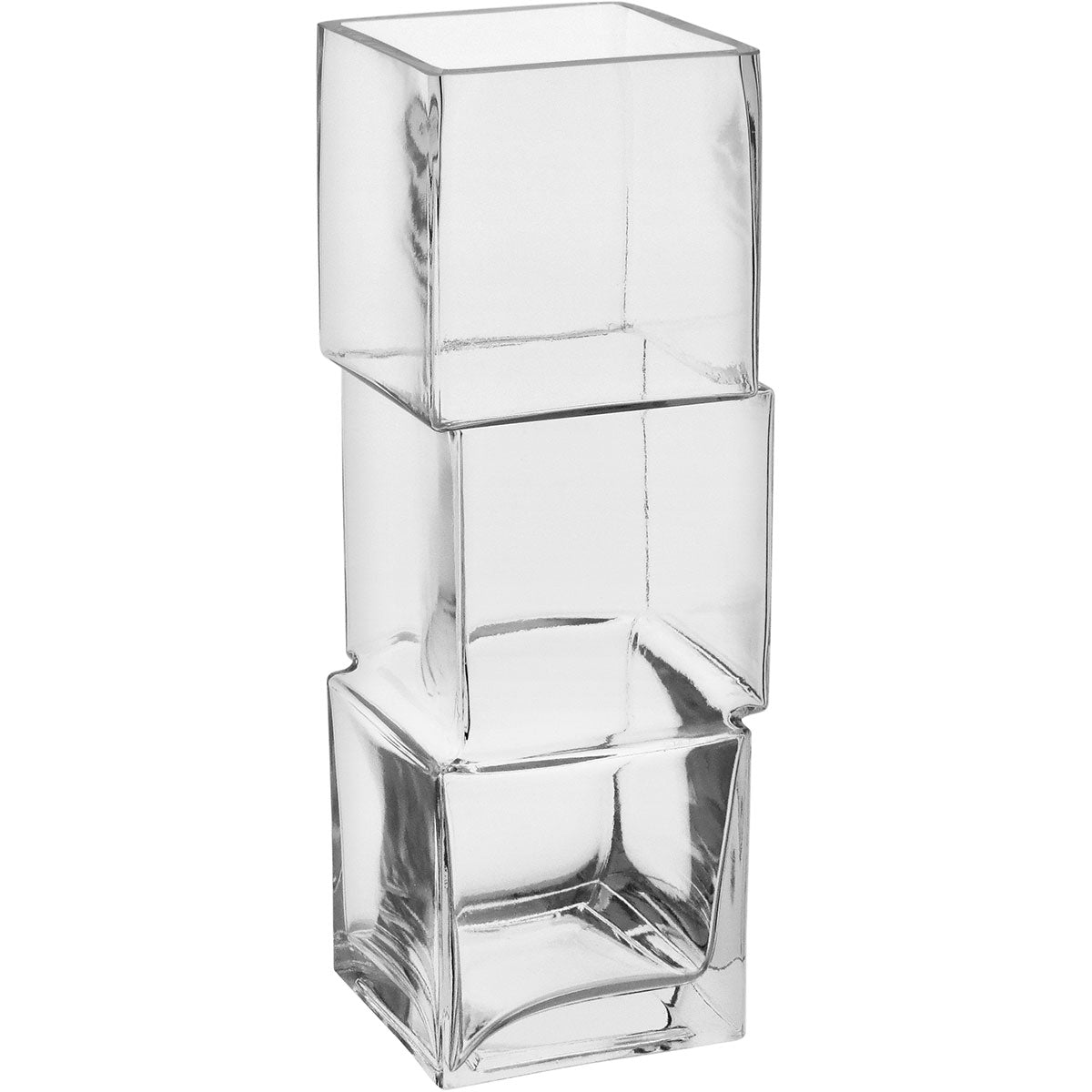 Vaso Vidro 30x10x10cm Transparente
