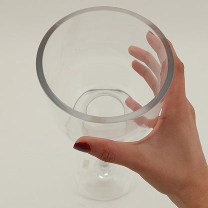 Vaso Vidro 40x12x12cm Transparente
