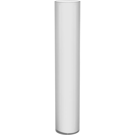 Vaso Vidro 80x15x15cm Branco