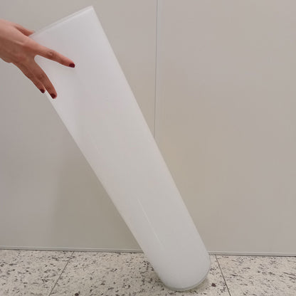 Vaso Vidro 80x18x18cm Branco