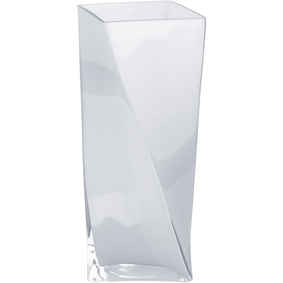 Vaso Vidro 28x11x11cm Branco