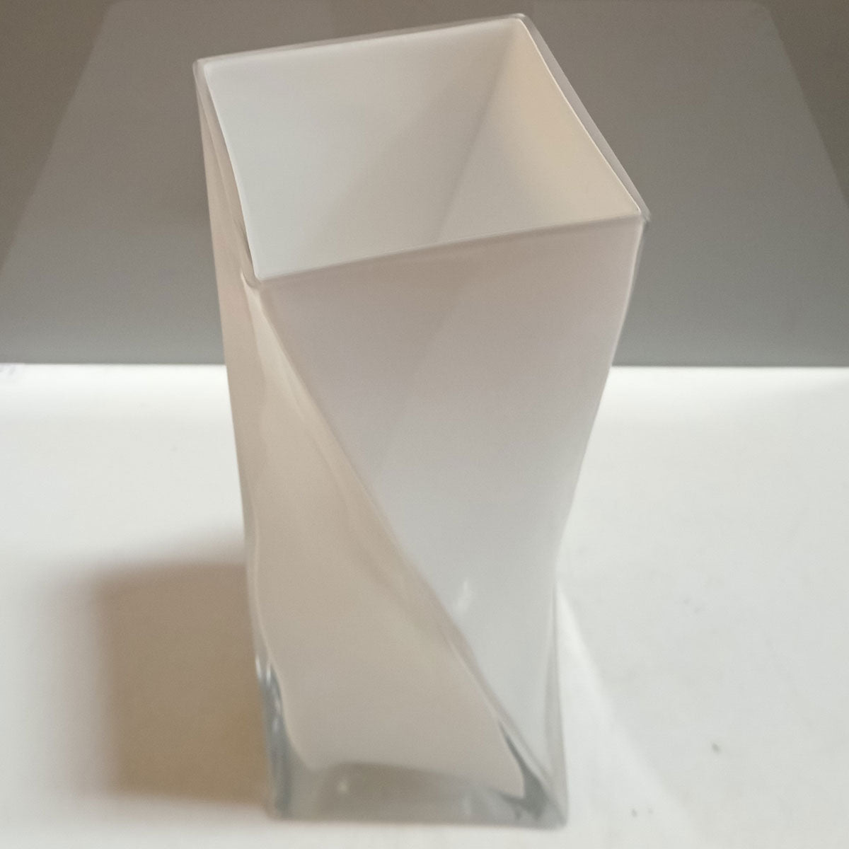 Vaso Vidro 28x11x11cm Branco