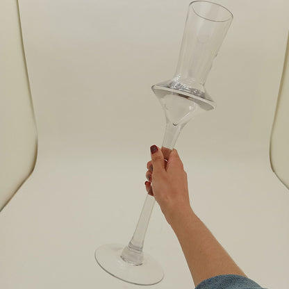 Vaso Vidro 45x12x12cm Transparente