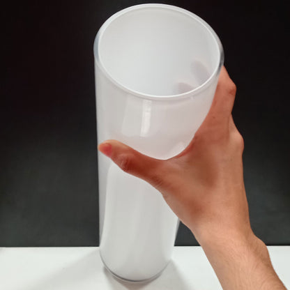 Vaso Vidro 40x10x10cm Branco