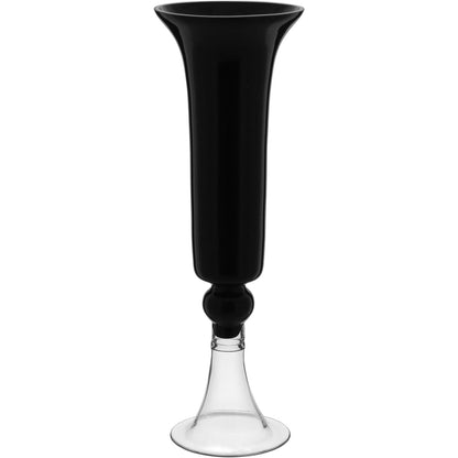 Vaso Vidro 50x16x16cm Preto