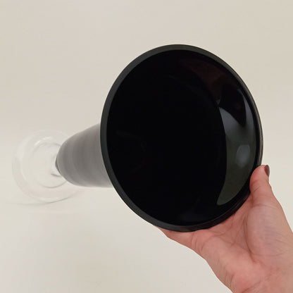 Vaso Vidro 50x16x16cm Preto