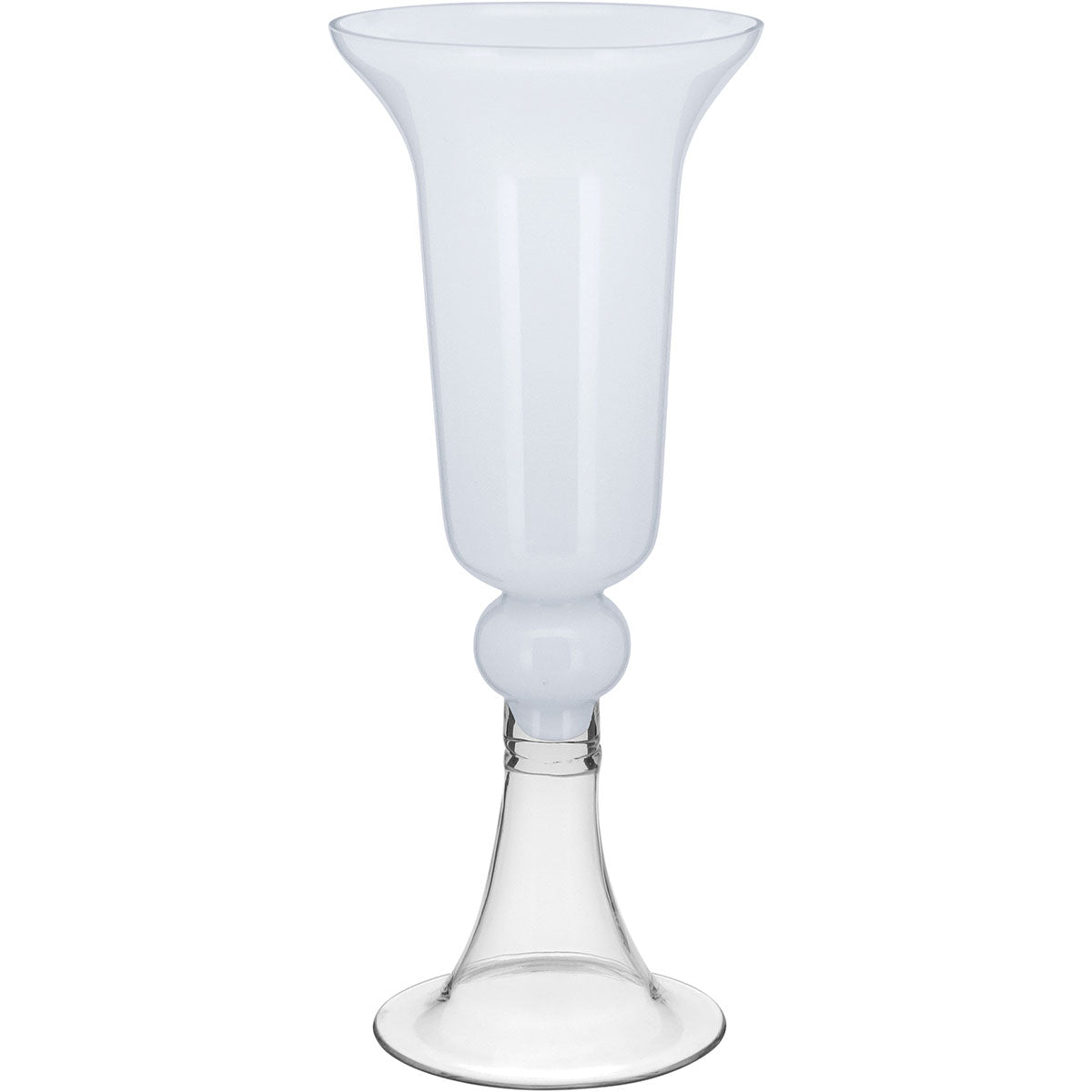 Vaso Vidro 40x16x16cm Branco