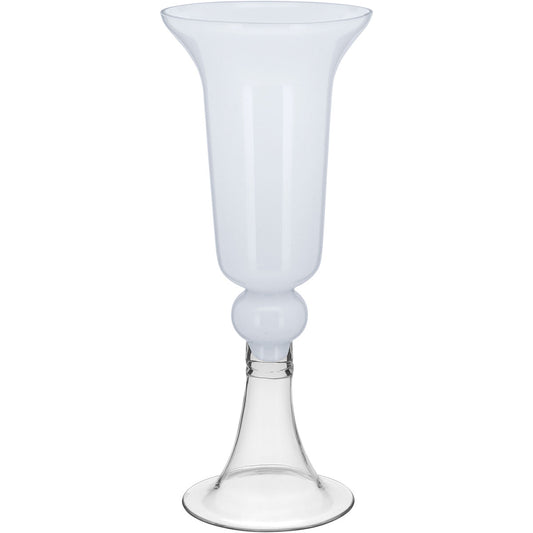 Vaso Vidro 40x16x16cm Branco