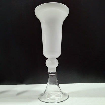 Vaso Vidro 40x16x16cm Branco