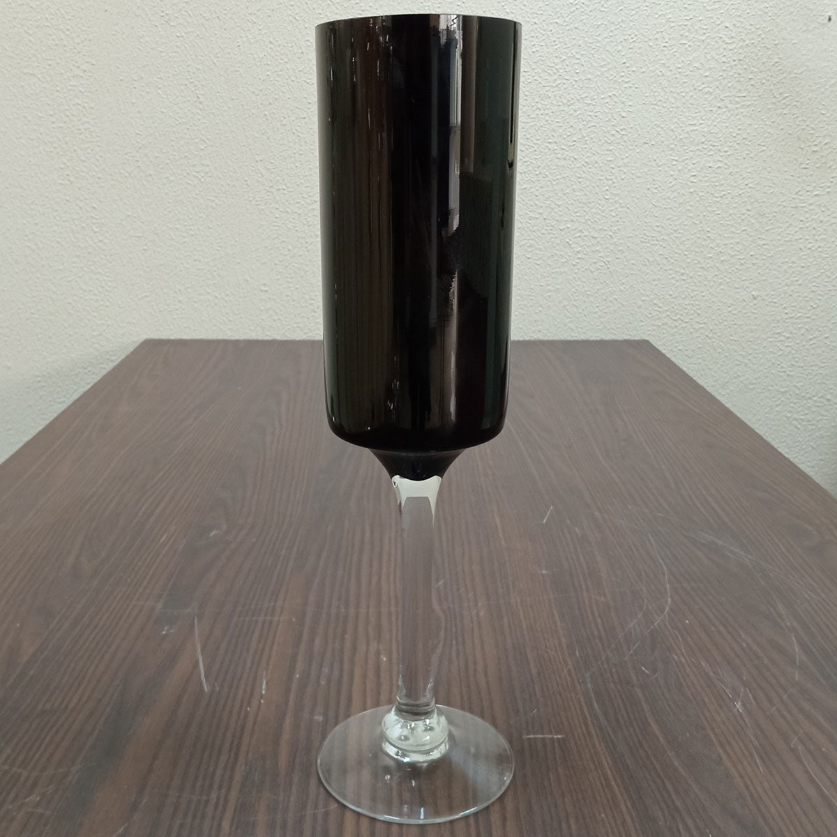 Vaso Vidro 41x10x10cm Preto
