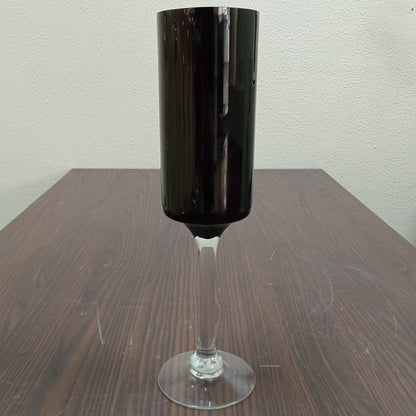 Vaso Vidro 41x10x10cm Preto