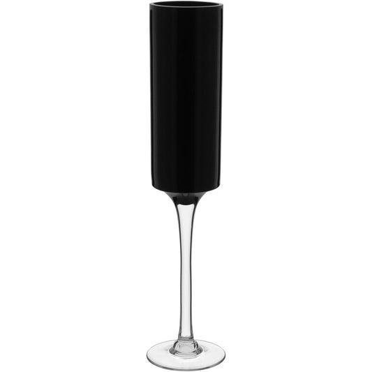 Vaso Vidro 51x10x10cm Preto