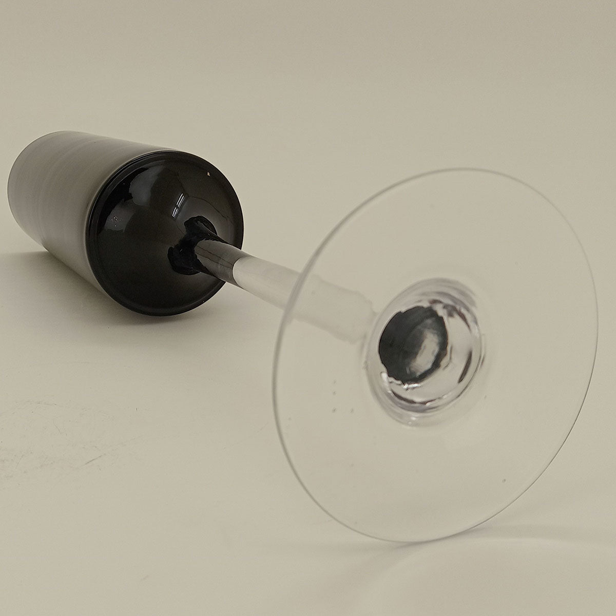 Vaso Vidro 51x10x10cm Preto