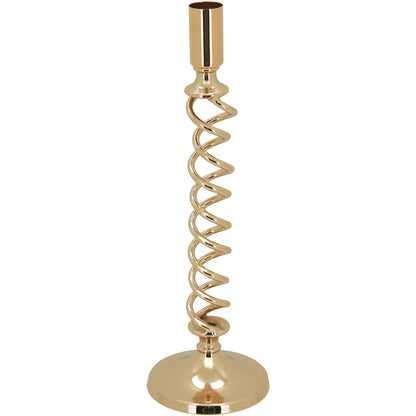 Castiçal Metal Dourado 29cm para Velas - Elegante e Sofisticado