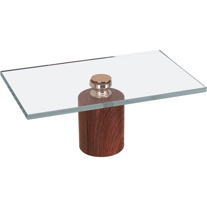 Prato para Doces em Vidro Transparente 11x27cm com Pé