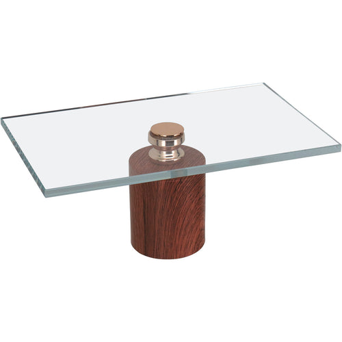 Prato para Doces em Vidro Transparente 11x27cm com Pé