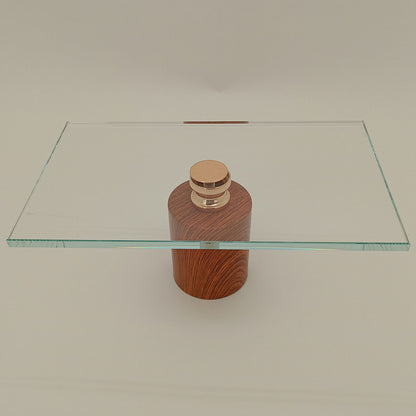 Prato para Doces em Vidro Transparente 11x27cm com Pé