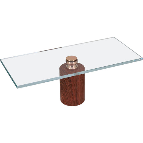 Prato para Doces em Vidro Transparente 13cm com Pé 36x15cm