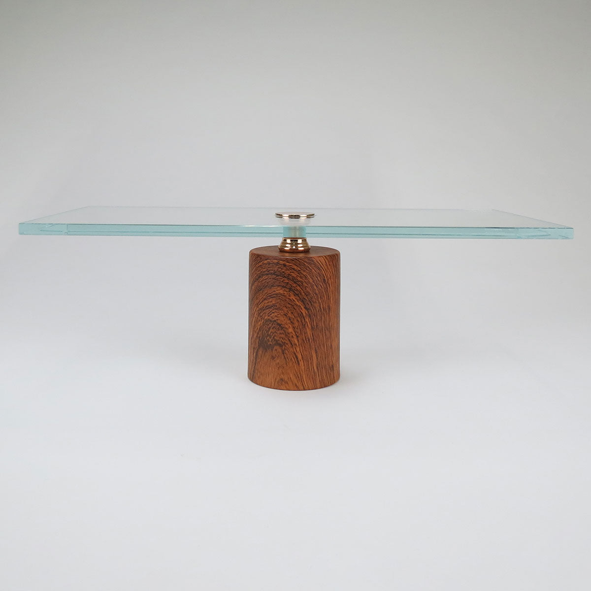 Prato para Doces em Vidro Transparente 13cm com Pé 36x15cm