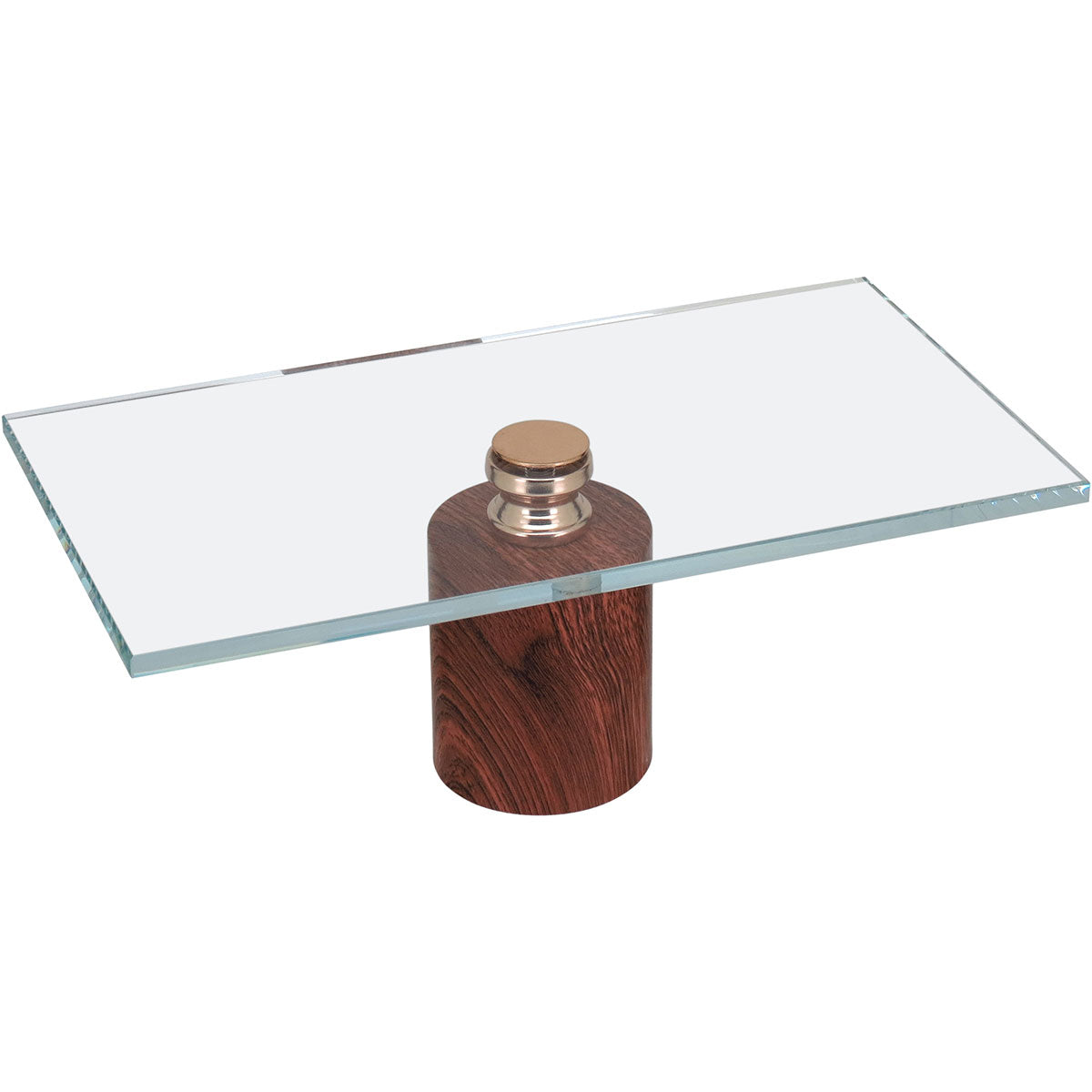 Prato para Doces em Vidro Transparente com Pé 30cm - Elegância na Mesa