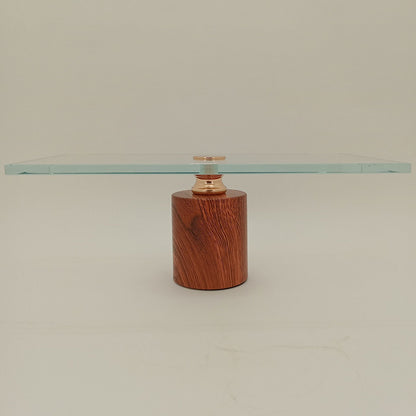 Prato para Doces em Vidro Transparente com Pé 30cm - Elegância na Mesa