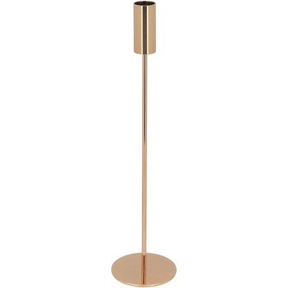 Jogo de Castiçais Metal Dourado 3 Peças para Decoração Elegante