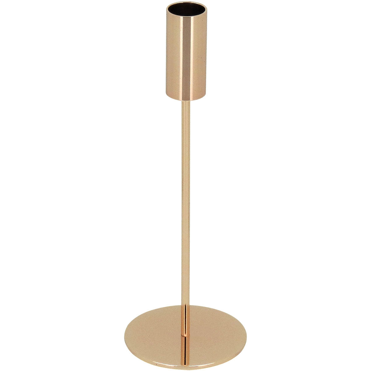 Jogo de Castiçais Metal Dourado 3 Peças para Decoração Elegante