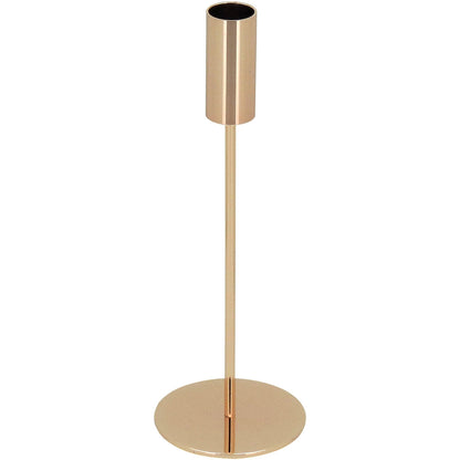 Jogo de Castiçais Metal Dourado 3 Peças para Decoração Elegante