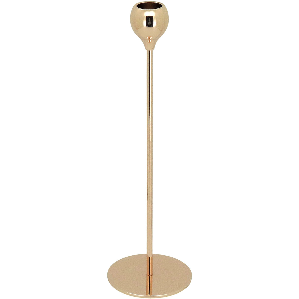 Conjunto de Castiçais Dourados em Metal - 3 Peças para Decoração