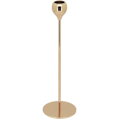 Conjunto de Castiçais Dourados em Metal - 3 Peças para Decoração