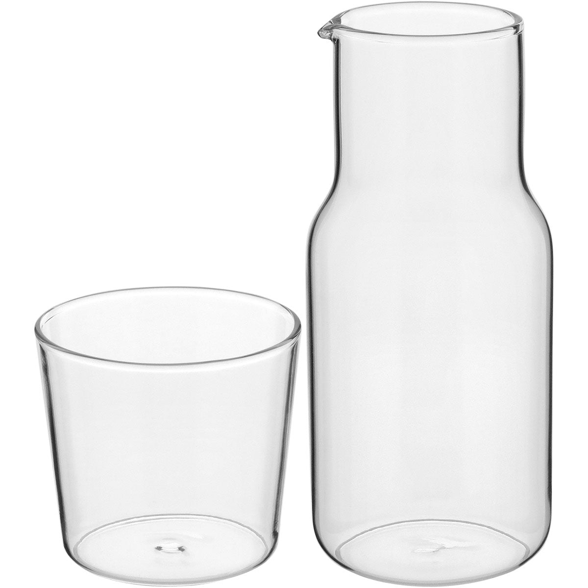 Moringa de Vidro Borossilicato 500ml Transparente com Bico Sem Gotejamento