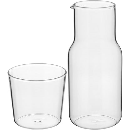 Moringa de Vidro Borossilicato 500ml Transparente com Bico Sem Gotejamento